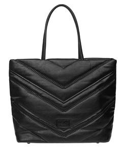 LALA BERLIN East West Carly Quilted Black