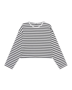 iHEART Emica Striped White Black