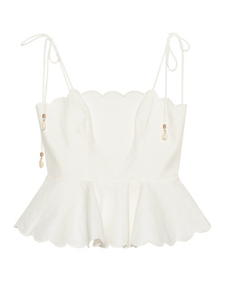 ZIMMERMANN Tiggy Scallop Ivory