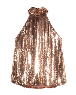 GALVAN LONDON Stardust Sash Neck Rose Gold