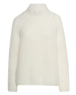 AG Jeans Stand Up Collar Wool Off White