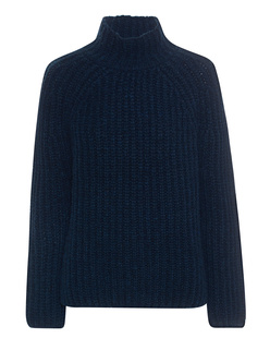 AG Jeans Stand Up Collar Wool Navy
