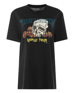 TRUE RELIGION Chrystal Skull Black