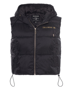 TRUE RELIGION Puffer Gilet Jet Black