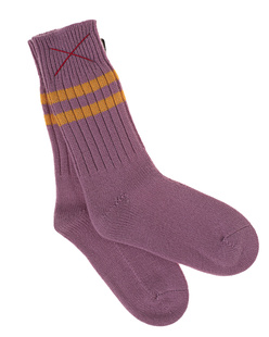 Mell-O Sporty Sock Violet Yellow 