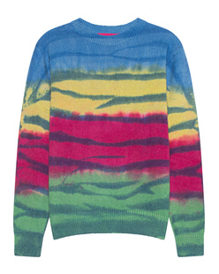 The Elder Statesman Frank Stripe Pink Blue Green