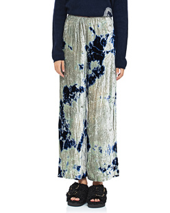 SUZUSAN Madara Shibori Blue Silver