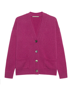 (THE MERCER) N.Y. Cashmere Button Pink Melange
