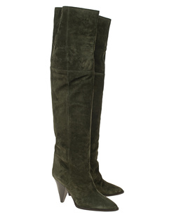 Marant Étoile Suede Slouchy Riria Khaki