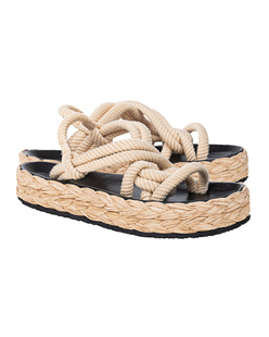 Marant Étoile Edon Braided Raffia Natural