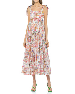 ZIMMERMANN Cira Tie Shoulder Floral