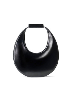 Staud Moon Tote Polished Black