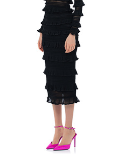 ZIMMERMANN Wonderland Frill Midi Black