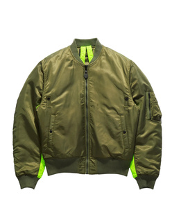 Maharishi Hi-Vis MA-1 Flight Olive Neon Yellow