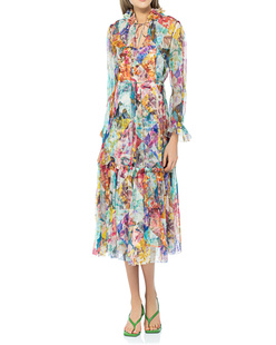 ZIMMERMANN High Tide Tubular Ikat Patch Floral Multicolor