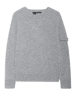 360 CASHMERE Wayne Crew Grey Melange