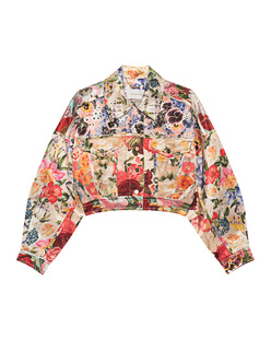 ZIMMERMANN Wonderland Cropped Floral Multicolor