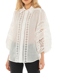 ZIMMERMANN Devi Spliced Billow Ivory