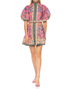 ZIMMERMANN Ginger Buttoned Mini Pink
