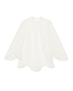 ZIMMERMANN Chintz Doily Lace Top White