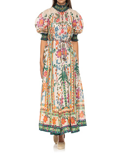 ZIMMERMANN Ginger Swing Maxi Cream Multicolor