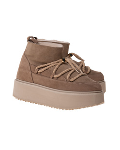 INUIKII Classic Low Platform Beige