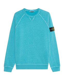 STONE ISLAND Washed Badge Turquoise