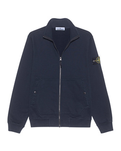 STONE ISLAND Zip Badge Navy
