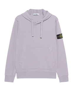 STONE ISLAND Basic Badge Felpa Lavender