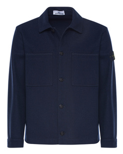 STONE ISLAND Overshirt Wool Navy