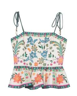 ZIMMERMANN Ginger Scallop Cream Multi