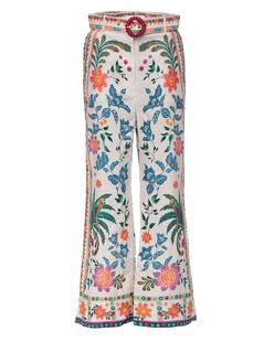 ZIMMERMANN Ginger Crop Flare Cream Multi
