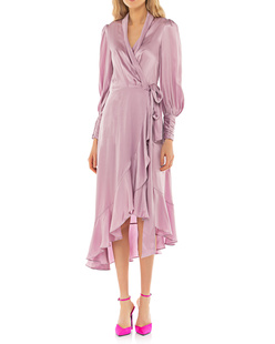 ZIMMERMANN Silk Wrap Midi Musk