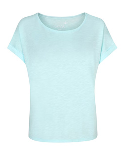 JUVIA Luca Slub Boxy Aqua