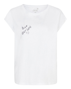 JUVIA Lena Boxy Love Yourself White