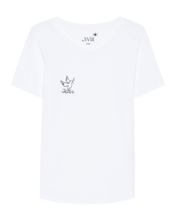 JUVIA Layla Slub Dove White
