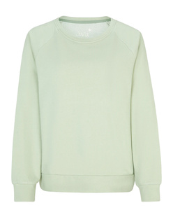JUVIA Annabell Loose Knit Fleece Seafoam