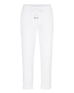 JUVIA Margie Fleece Welt Pockets White