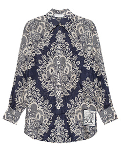 ZIMMERMANN PATTIE RELAXED NAVY BAROQUE FLORAL