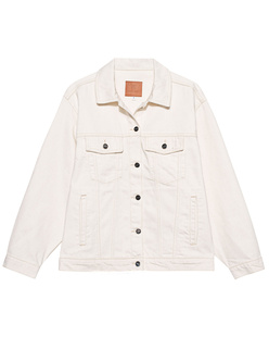 ANINE BING Rory Denim Ecru White