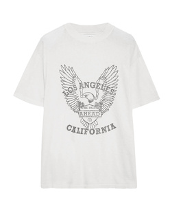 ANINE BING Milo Tee Eagle Off White