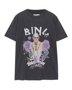 ANINE BING Lili Tee Washed Black