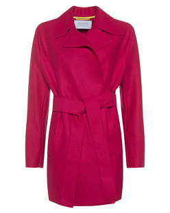 HARRIS WHARF LONDON Short Trench Deep Pink