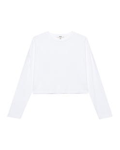 AGOLDE Mason Cropped White