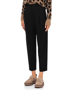 HARRIS WHARF LONDON Pleated Merino Black