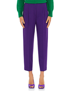 HARRIS WHARF LONDON Pleated Merino Purple