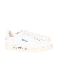 Autry Dallas Low Script White