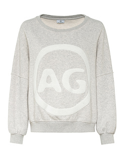 AG Jeans Boxy Crew Big AG Greymarl