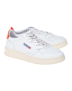 Autry Medalist 01 Low Leather Orange