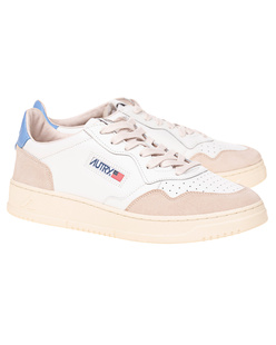 Autry Medalist Suede White Blue